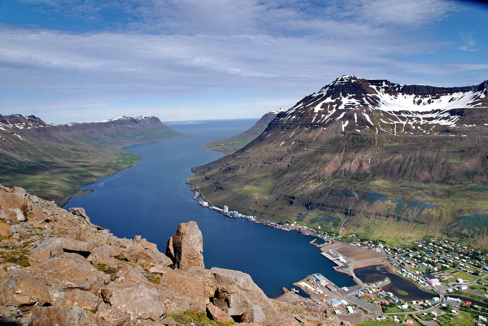Le fjord de Seyðisfjörður